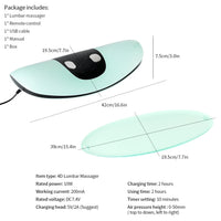 Electric Lumbar Traction Massager with Vibration and Heat