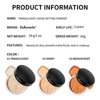 Translucent Loose Setting Powder for Flawless Matte Finish