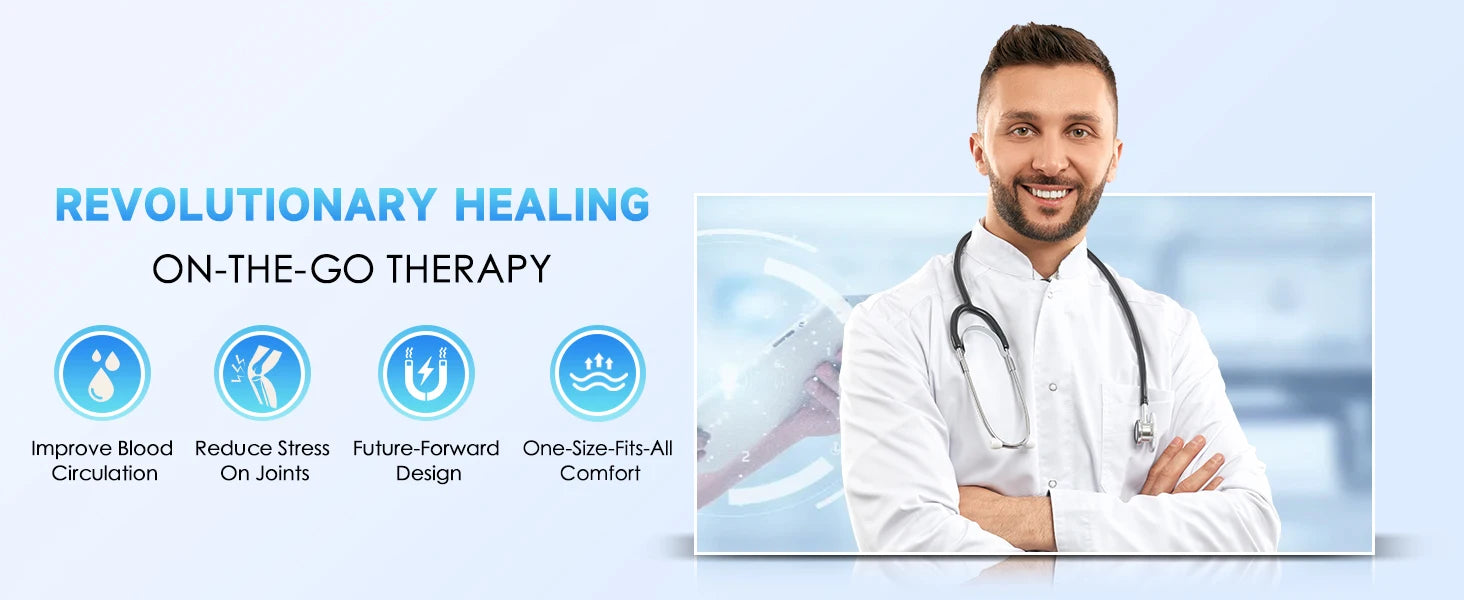 Red Light Therapy Knee & Joint Pain Relief Wrap - 19