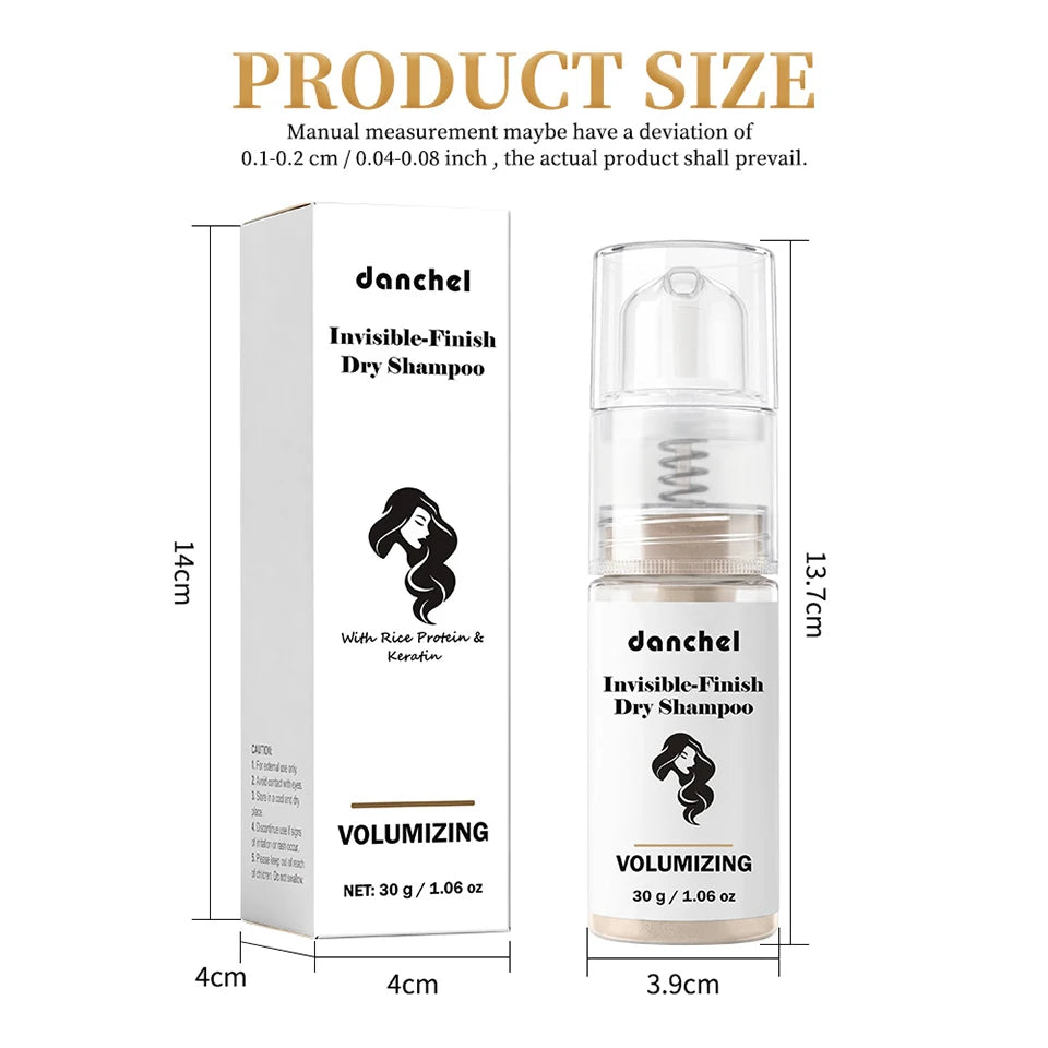 Volumizing Invisible Dry Shampoo Powder for Greasy Hair - 15