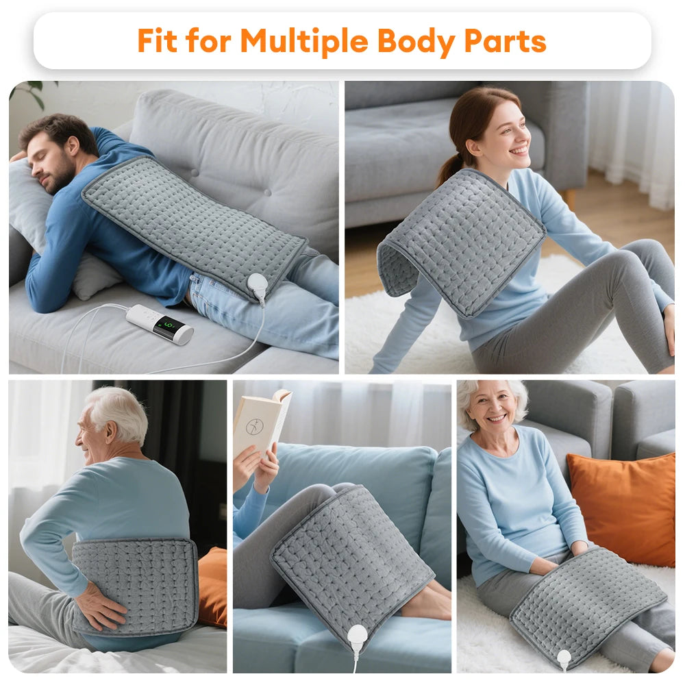 Electric Heating Pad for Muscle Pain Relief and Full Body Warmth - 2