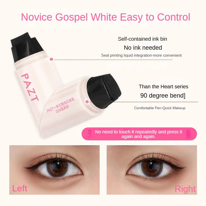 Dual-Ended Winged Eyeliner Stamp Pen for Perfect Symmetry - 3