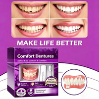 Comfort Fit Silicone Dentures for Instant Smile