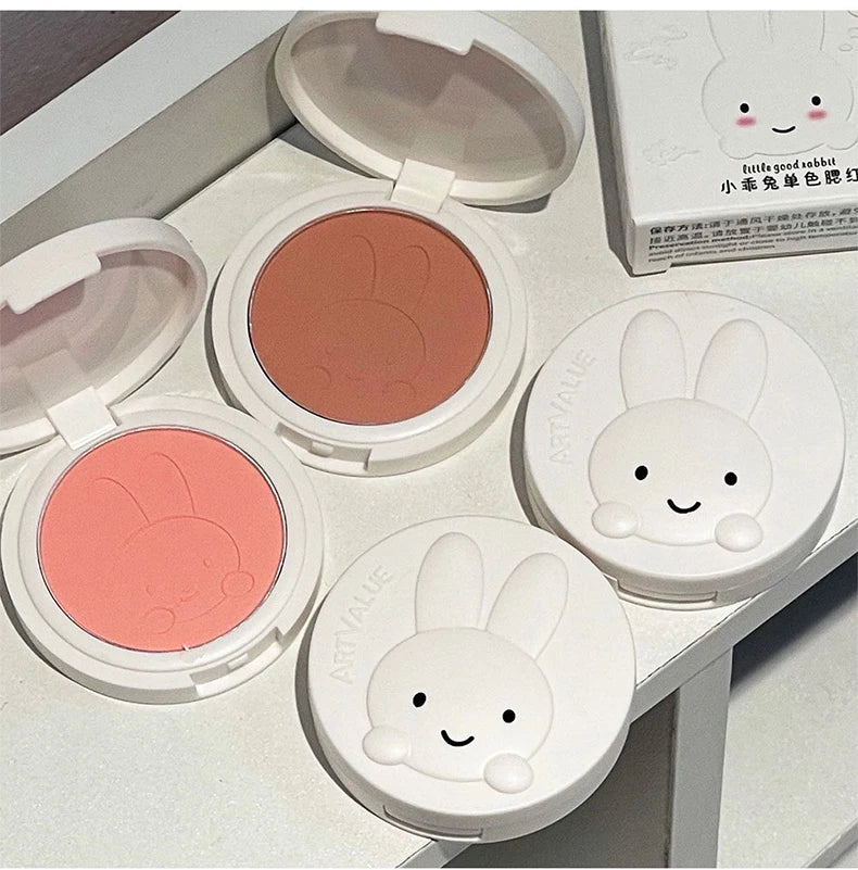 Matte Rabbit Face Blush Powder for Natural Makeup - 26