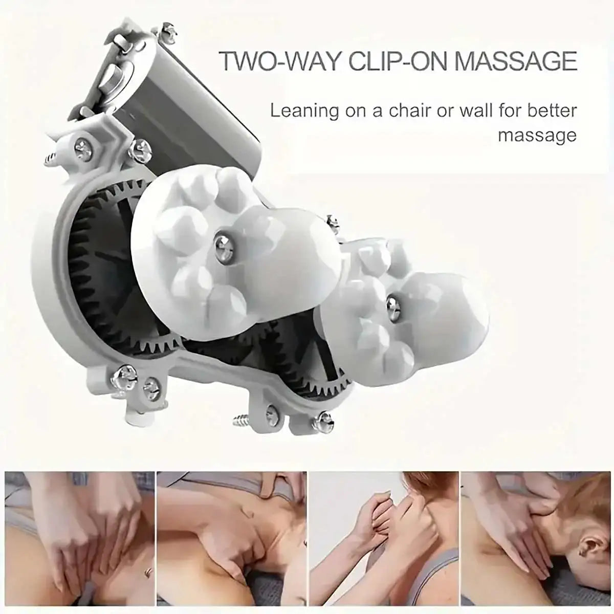 Portable Memory Foam Neck Massage Pillow - 9