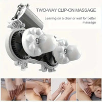 Portable Memory Foam Neck Massage Pillow