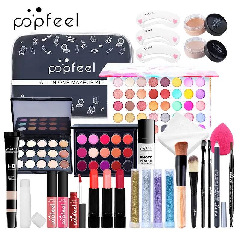 All-in-One Professional Makeup Kit Set - 12