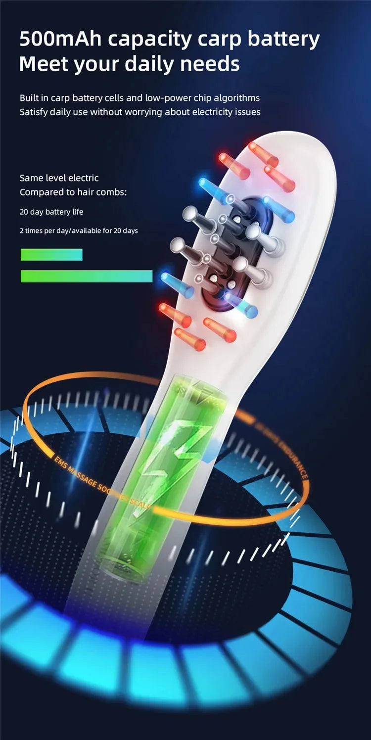 Electric Scalp Massager and Hair Growth Oil Applicator - 9