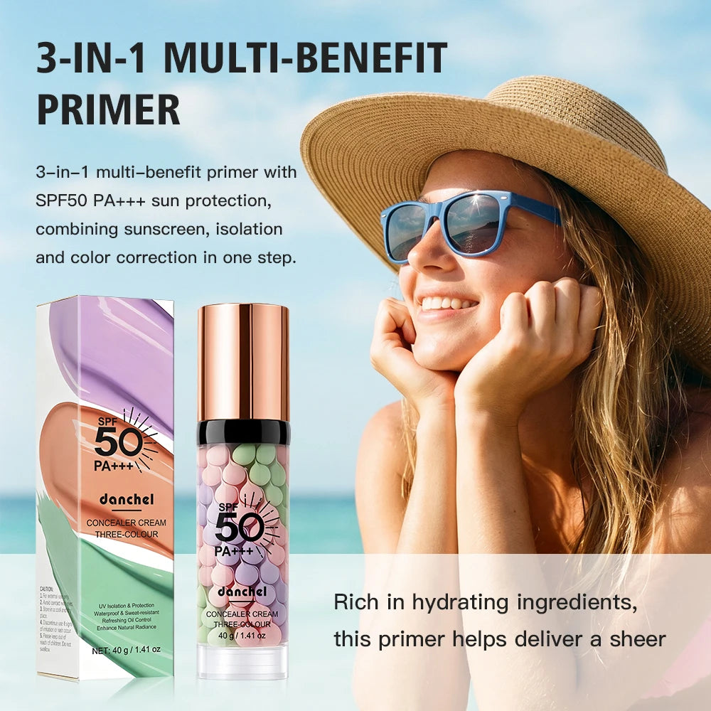 3-in-1 Color Correcting Primer with SPF 50 - 12