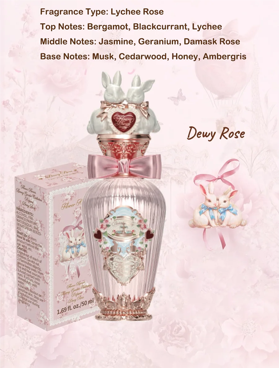 Bunny Garden Floral Fruity Perfume for Women - 25