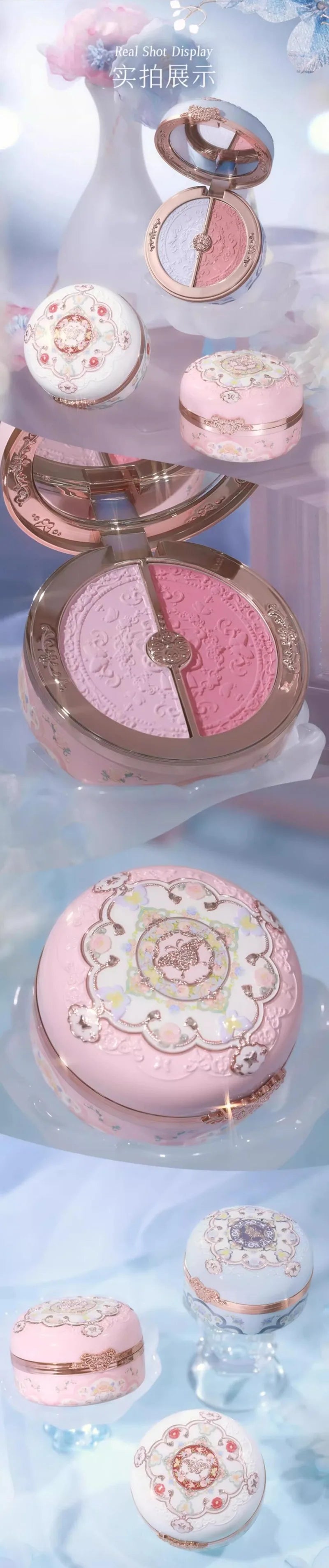 Matte Finish Dual-Tone Cheek Blush - 13