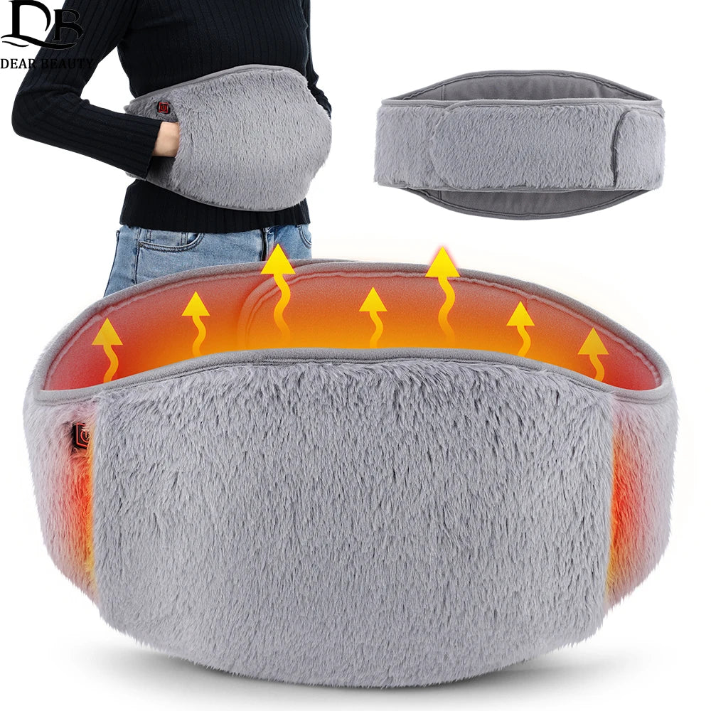 Electric Heated Waist and Abdominal Warming Belt for Cramp Relief - 1