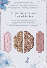 6-Color Butterfly Embossed Eyeshadow Palette