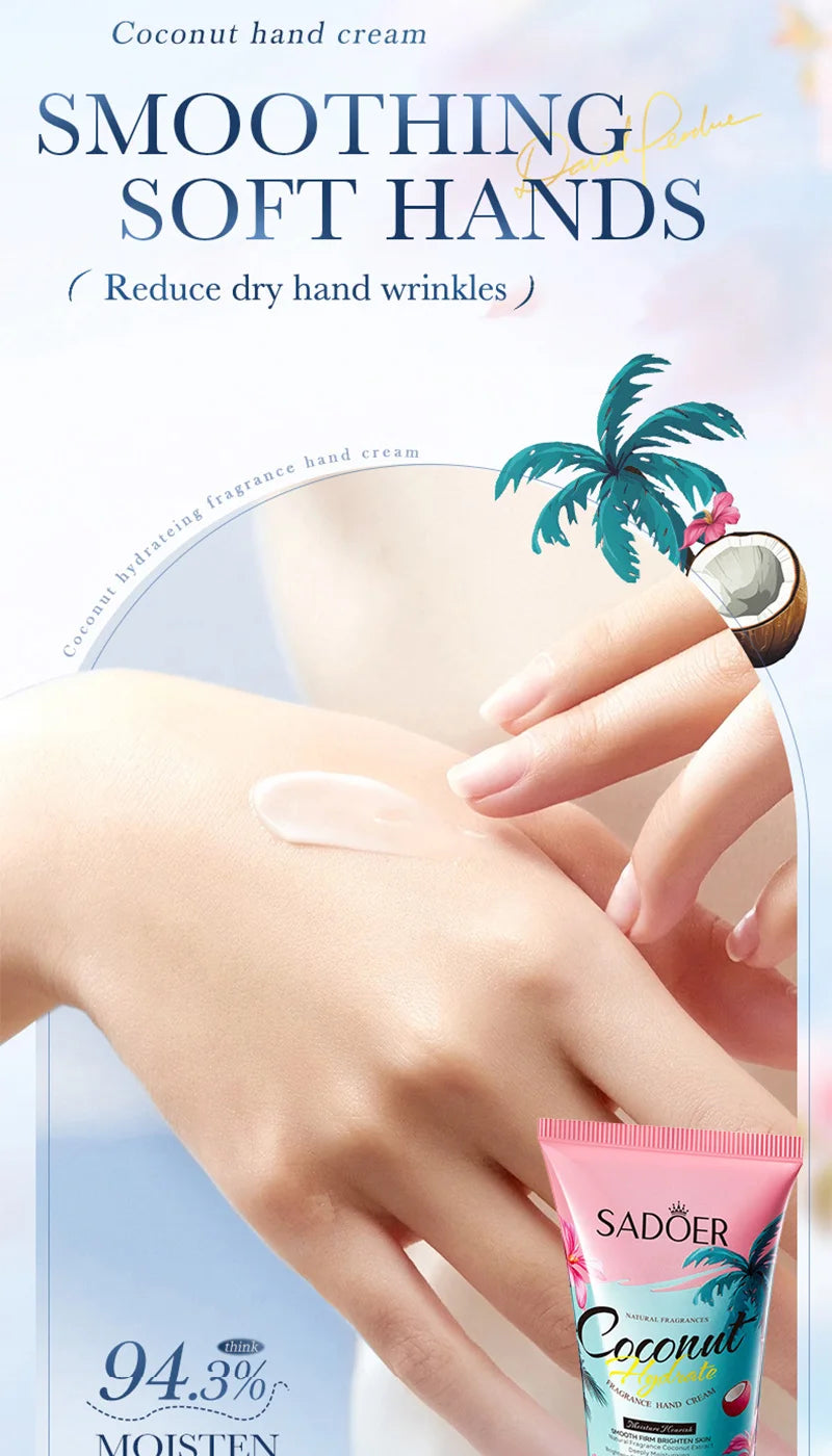 Coconut Fragrance Moisturizing Body Care Set - 18