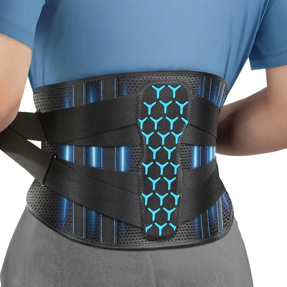 Adjustable Lumbar Support Brace for Lower Back Pain Relief - 7