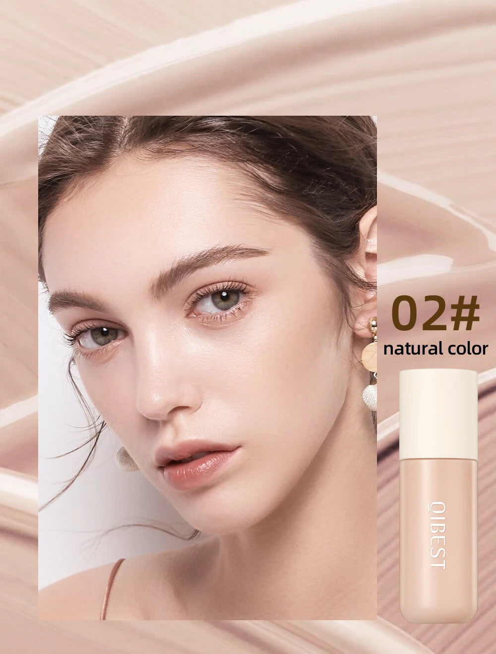 Waterproof Full Coverage Liquid Foundation - 14