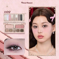 5-Color Shimmer and Glitter Eyeshadow Palette