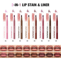 Dual-Sided Long-Lasting Lip Contour & Fill Stain