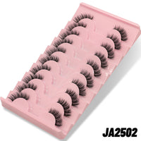 Natural Cat Eye Half Lashes with Invisible Band