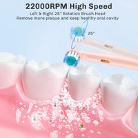 Rechargeable Rotary Electric Toothbrush for Adults and Kids