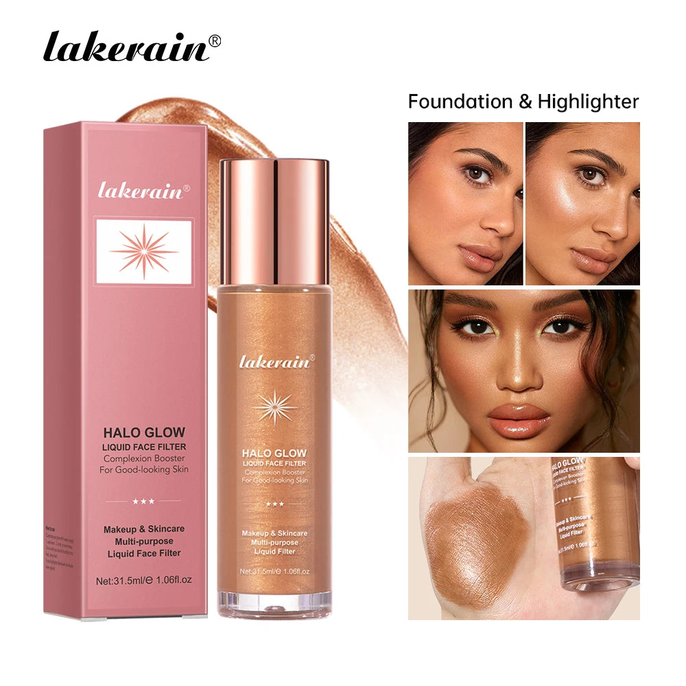 Liquid Glow Face Filter Makeup Primer & Highlighter
