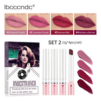 4-Piece Velvet Matte Lipstick Set