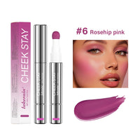 Liquid Blush Stick with Sponge Tip for Natural Glow