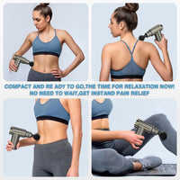 Portable Mini Percussion Massage Gun for Deep Tissue Muscle Relief