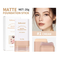Matte Foundation Stick with Built-in Blending Brush