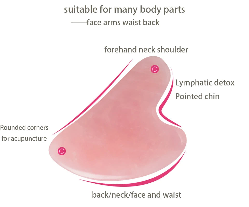 Natural Gua Sha Massage Stone for Facial Sculpting and Skin Care - 9