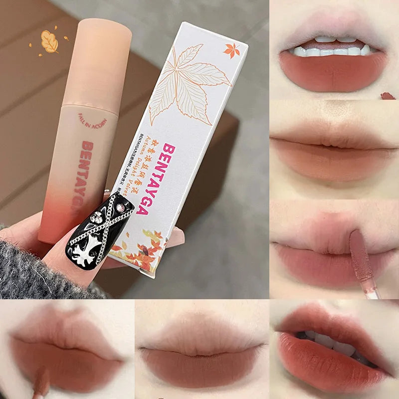 Velvet Matte Lip Mud Tint for Long-Lasting Soft Focus Finish