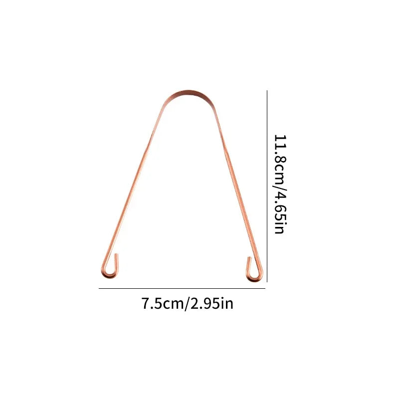 Professional Metal Tongue Scraper for Fresh Breath - 5
