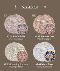 Embossed Shimmering Highlighter Face Powder