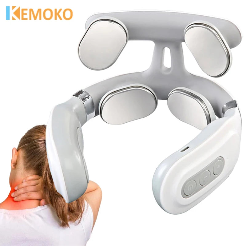 Electric Heated Neck and Shoulder Massager for Pain Relief - 1