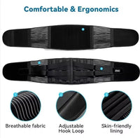 Adjustable Lumbar Support Belt for Back Pain Relief