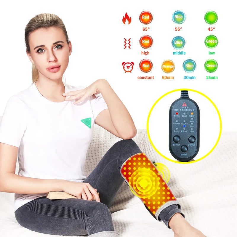 Red Light Therapy Calf Massager with Heat and Vibration - 9