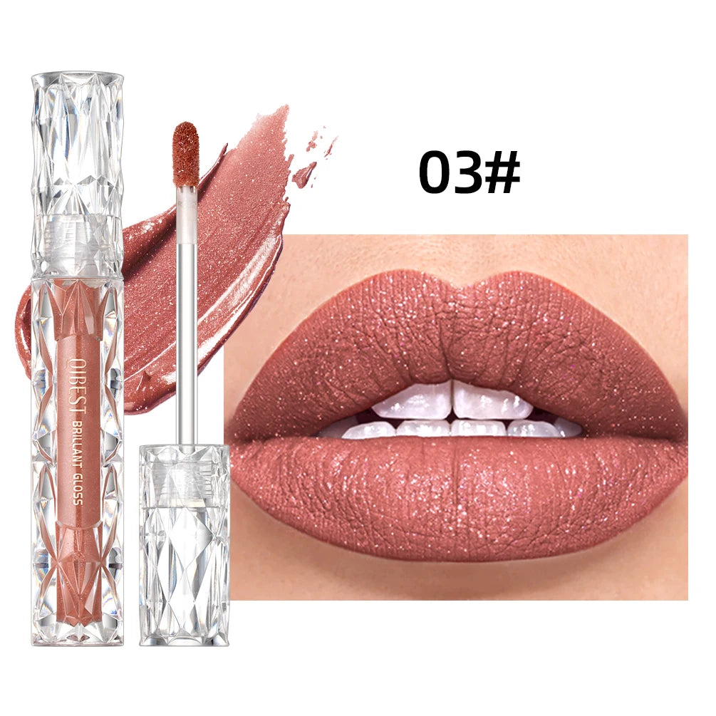 Diamond Shimmer Matte Liquid Lipstick - 23