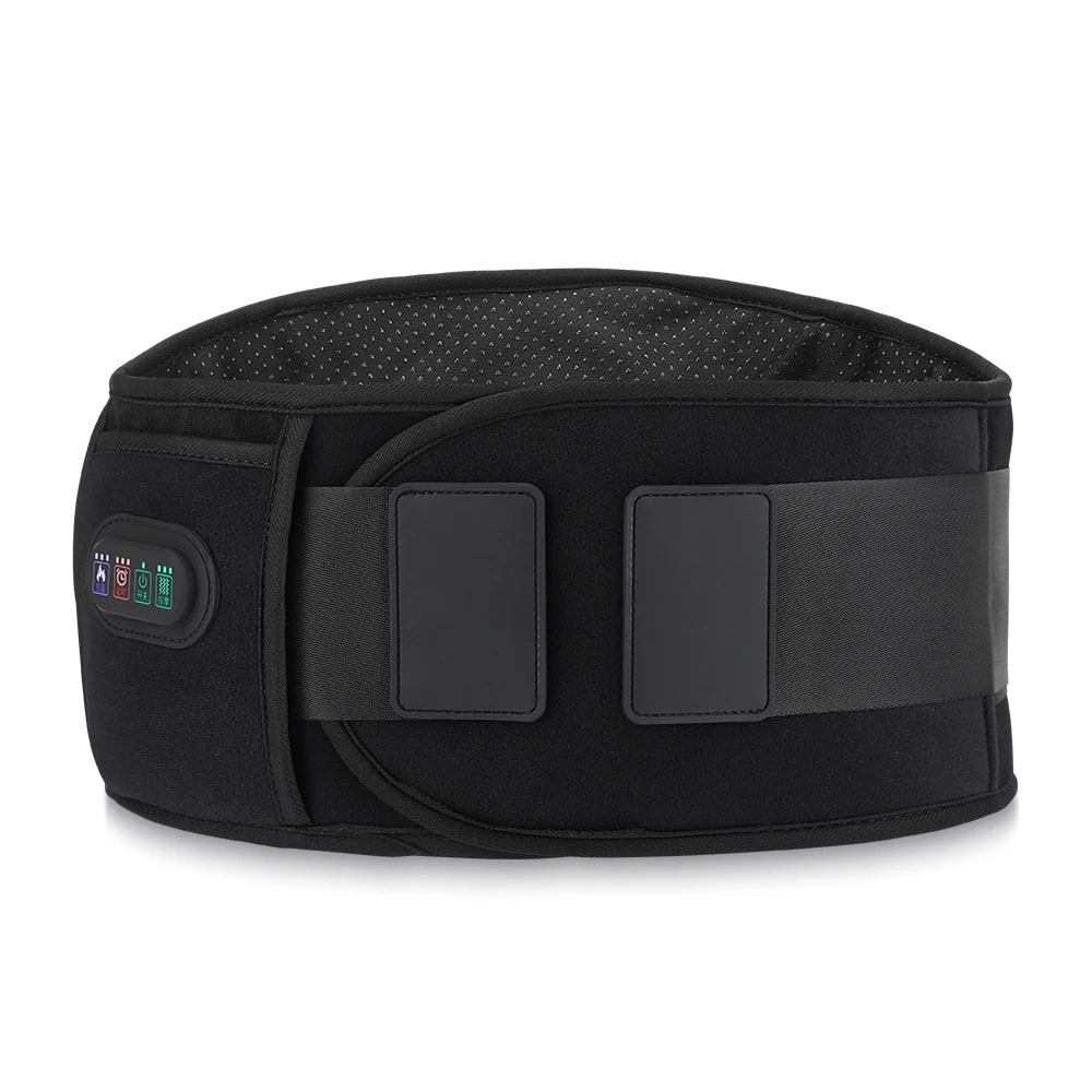 Heated Vibration Lumbar Support Belt for Back Pain Relief - 11