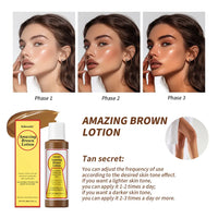 Sunless Bronzing Tanning Booster Lotion