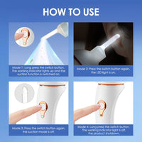 Electric LED Ear Wax Removal Vacuum Cleaner