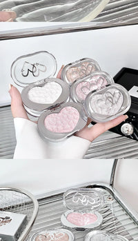 Shimmer Highlighter Powder for Radiant Face Contouring