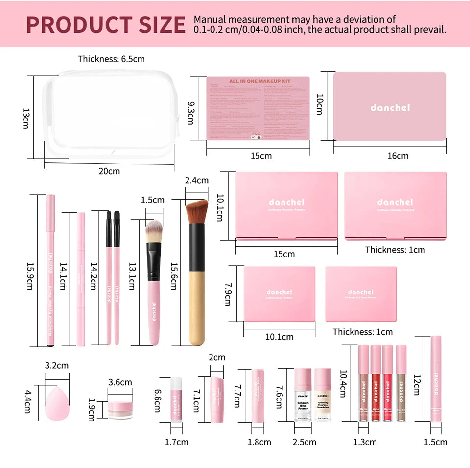 All-in-One Professional Makeup Kit for Beginners - 18