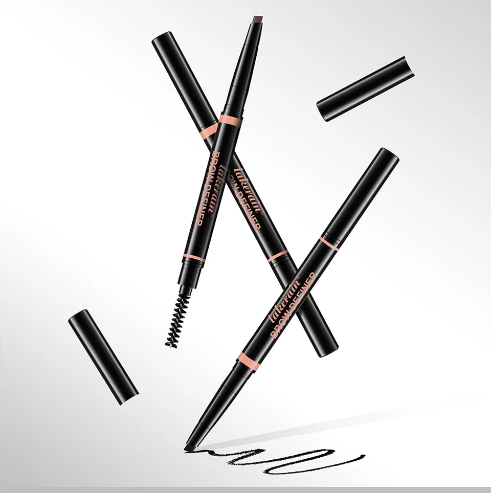 Waterproof 2-in-1 Triangle Tip Eyebrow Pencil - 19