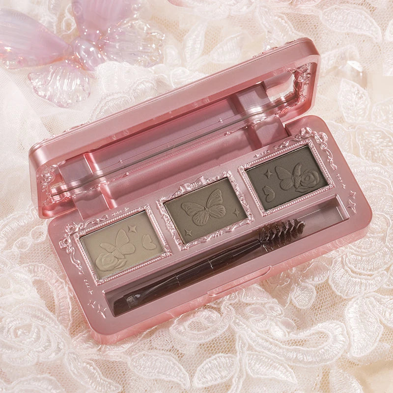 Long-Lasting Matte Eyebrow Powder Palette - 14