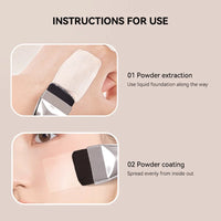 Dual-Ended Flawless Foundation Brush and Applicator