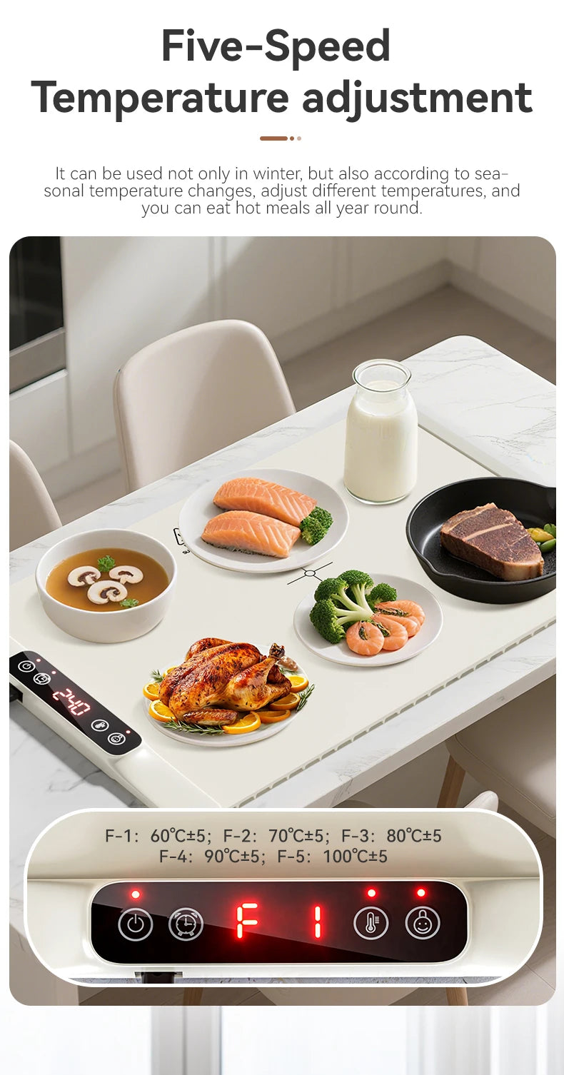 Foldable Electric Food Warming Mat for Parties and Buffets - 10
