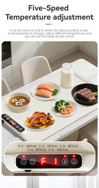 Foldable Electric Food Warming Mat for Parties and Buffets