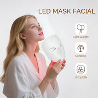 7-Color LED Light Therapy Face Mask for Skin Rejuvenation