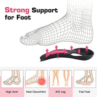 Adjustable Arch Support Insoles for Flat Feet