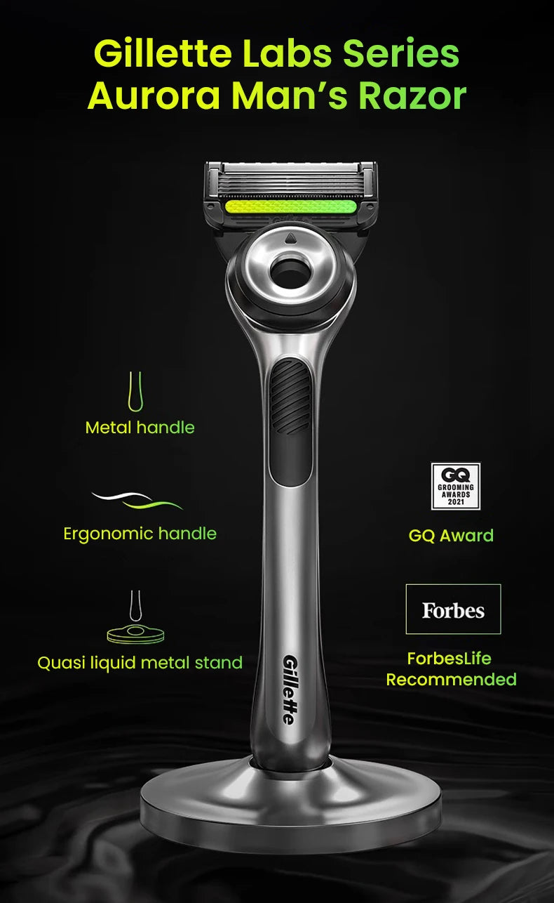 5-Blade Exfoliating Manual Razor for Men - 15